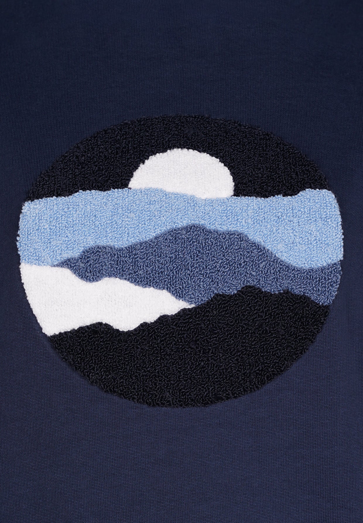 Navy: Gemütliches Sweatshirt aus Bio-Baumwolle für Damen [17486]