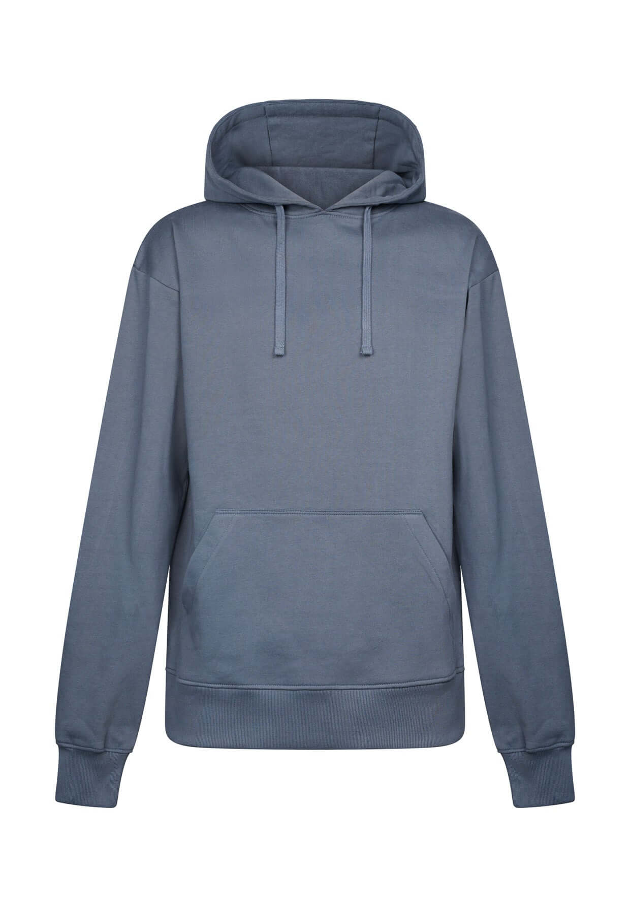 Blau:  Gemütlicher Hoodie aus Bio-Baumwolle für Herren [17499]