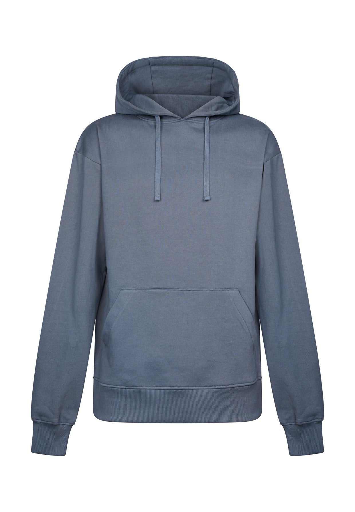 Vintage Blue: Gemütlicher Hoodie aus Bio-Baumwolle für Herren [17499]