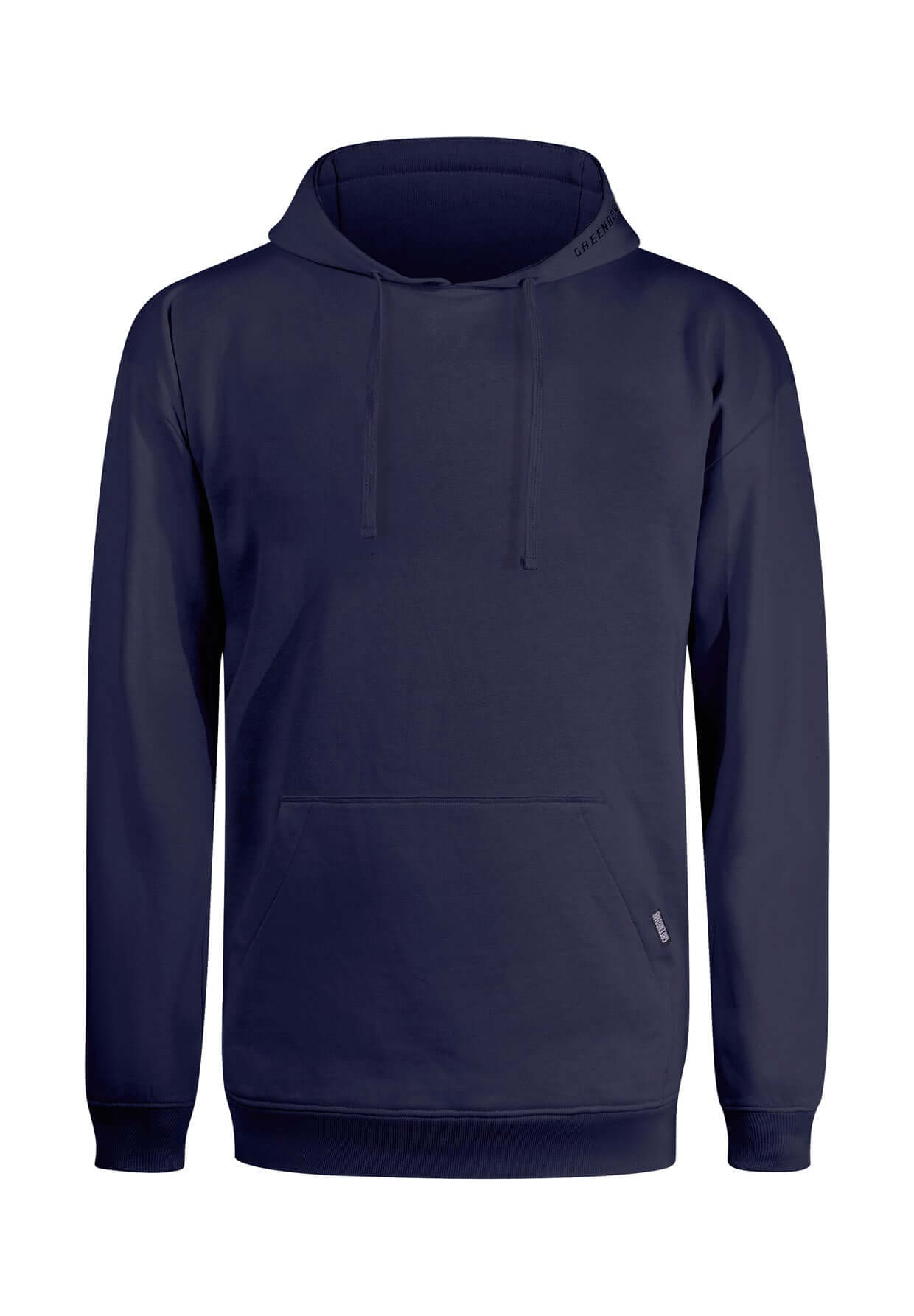 Blau:  Gemütlicher Hoodie aus Bio-Baumwolle für Herren [17505]