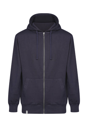 Blau:  Sportliche Zipjacke aus Bio-Baumwolle für Herren [17524]