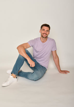 Lilac: Sportliches T-Shirt aus Bio-Baumwolle für Herren [17569]