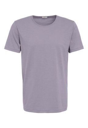 Lila:  Lässiges T-Shirt aus Bio-Baumwolle für Herren [17571]