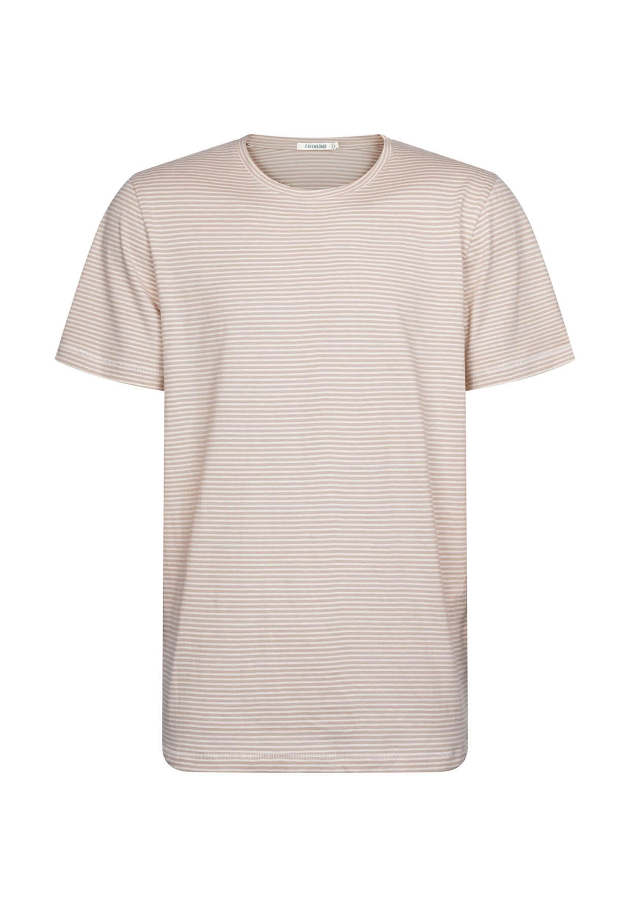 Gelb:  Lässiges T-Shirt aus Bio-Baumwolle für Herren [17588]