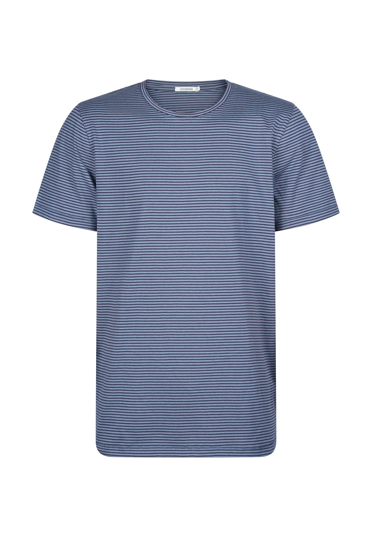 Ocean Stripes: Sportliches T-Shirt aus Bio-Baumwolle für Herren [17594]