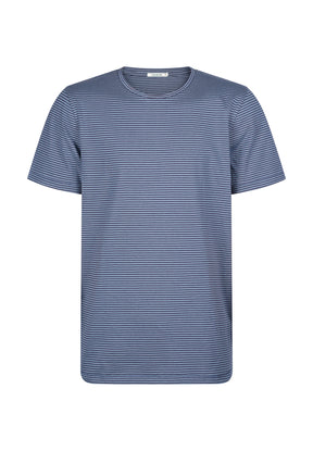 Ocean Stripes: Sportliches T-Shirt aus Bio-Baumwolle für Herren [17594]