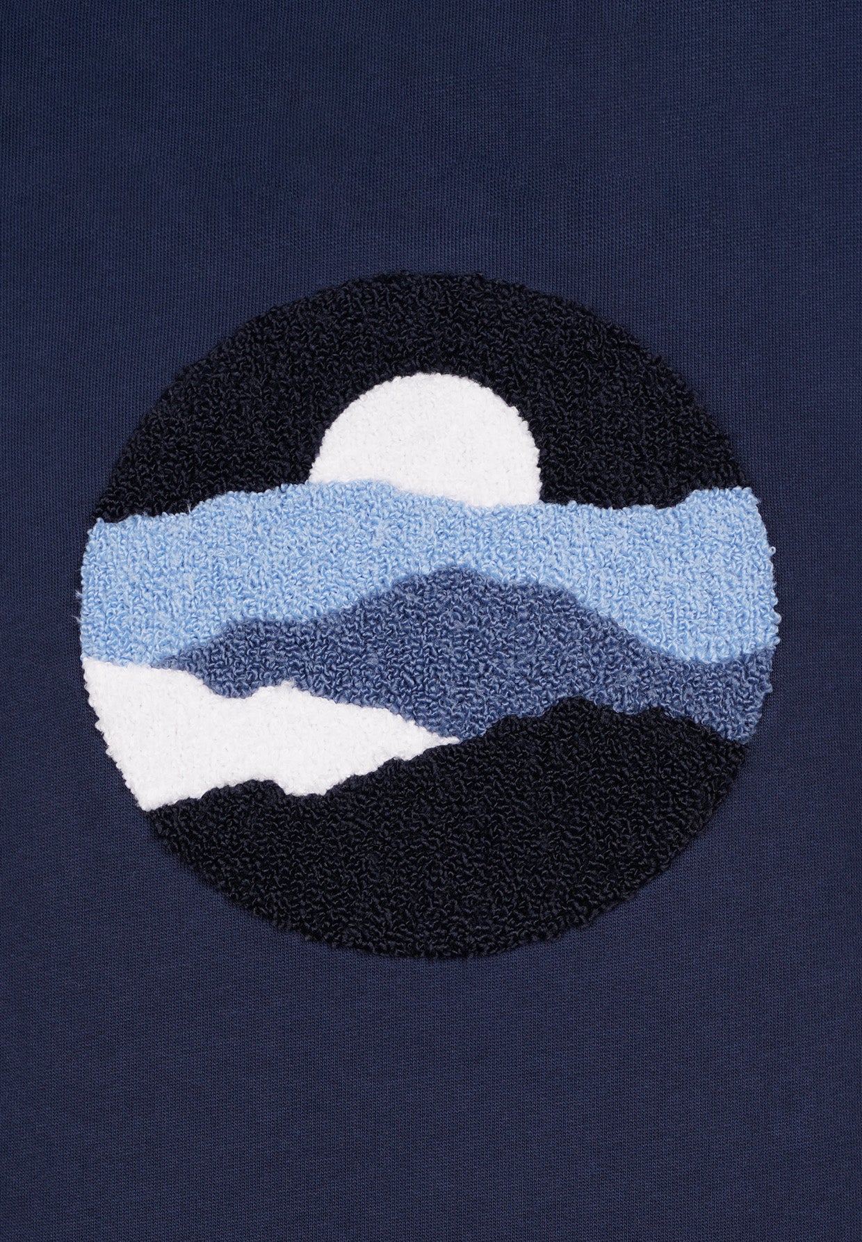 Navy: Gemütlicher Hoodie aus Bio-Baumwolle für Herren [17639]