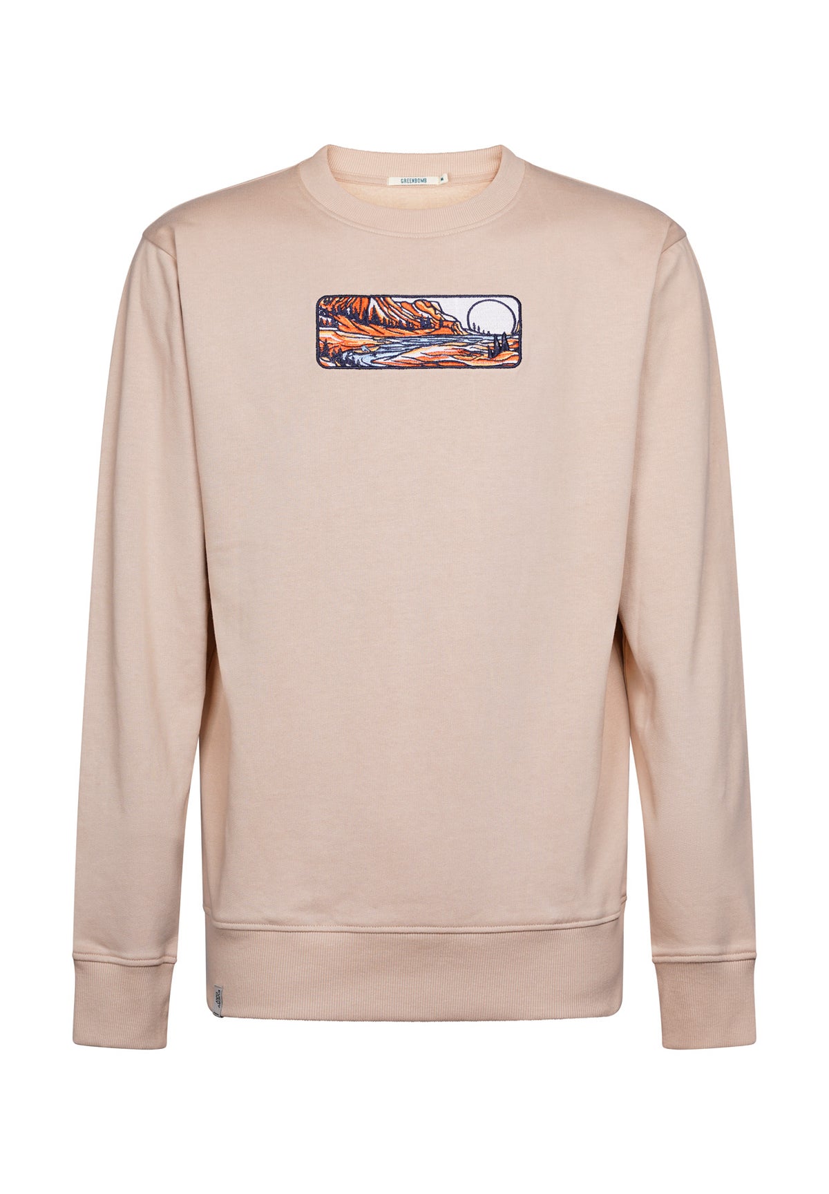 Latte: Gemütliches Sweatshirt aus Bio-Baumwolle für Herren [17646]