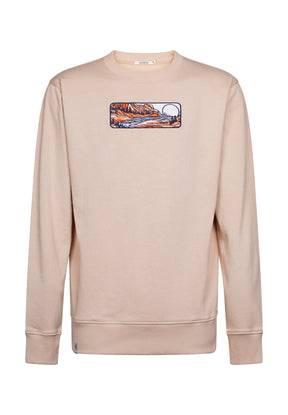 Latte: Gemütliches Sweatshirt aus Bio-Baumwolle für Herren [17646]