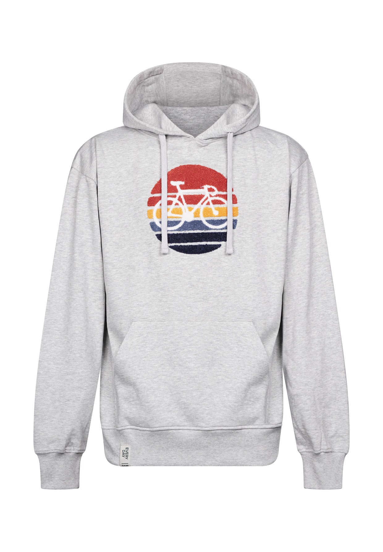 Heather Grey: Gemütlicher Hoodie aus Bio-Baumwolle für Herren [17653]