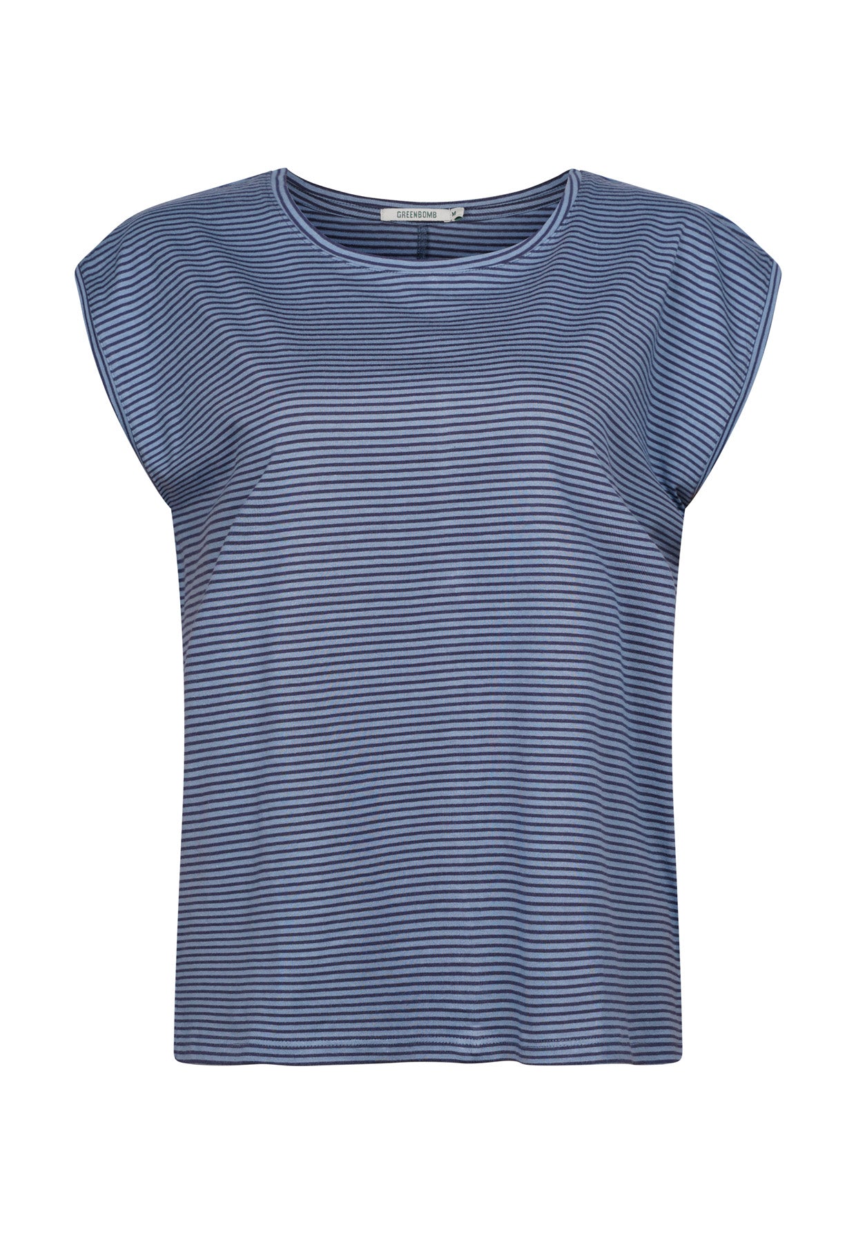 Ocean Stripes: Lässiges Shirt aus LENZING™ TENCEL™ Mix für Damen [17704]