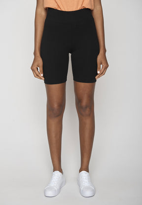 Schwarzer Sportliche Leggings aus Bio-Baumwolle für Damen (1)