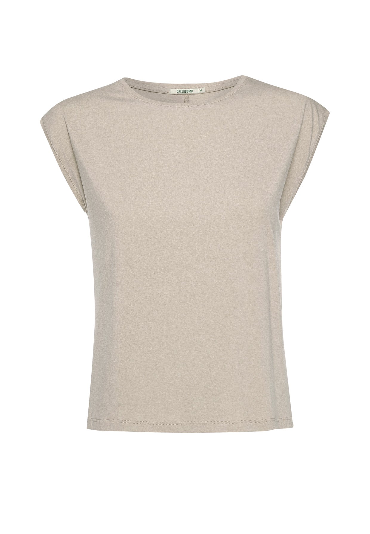 Latte: Lässiges Shirt aus LENZING™ TENCEL™ Mix für Damen [17748]