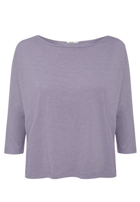 Lilac: Gemütliches Longsleeve aus Viskose (LENZING™ ECOVERO™) Mix für Damen [17755]