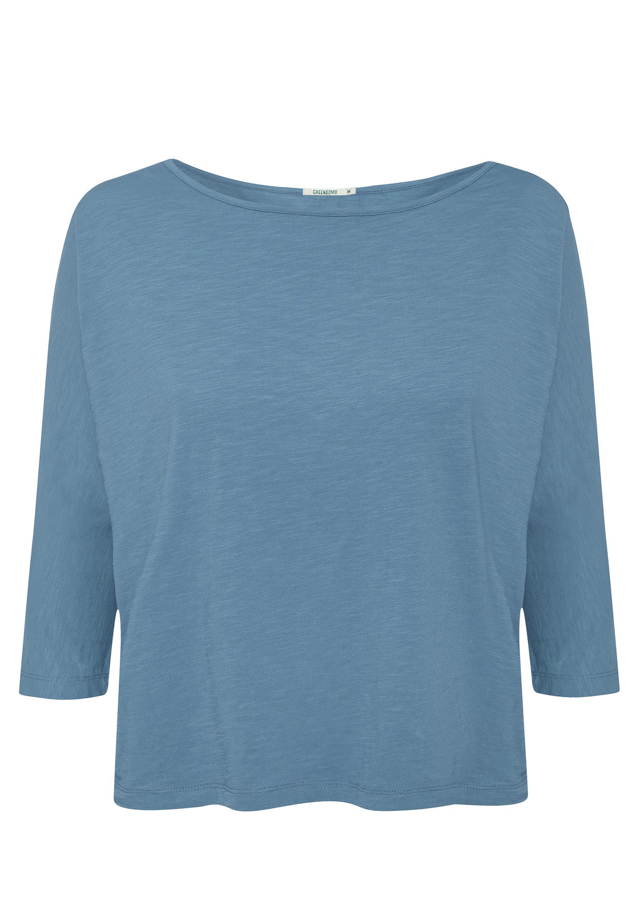 Blau:  Gemütliches Longsleeve aus Viskose (LENZING™ ECOVERO™) Mix für Damen [17767]