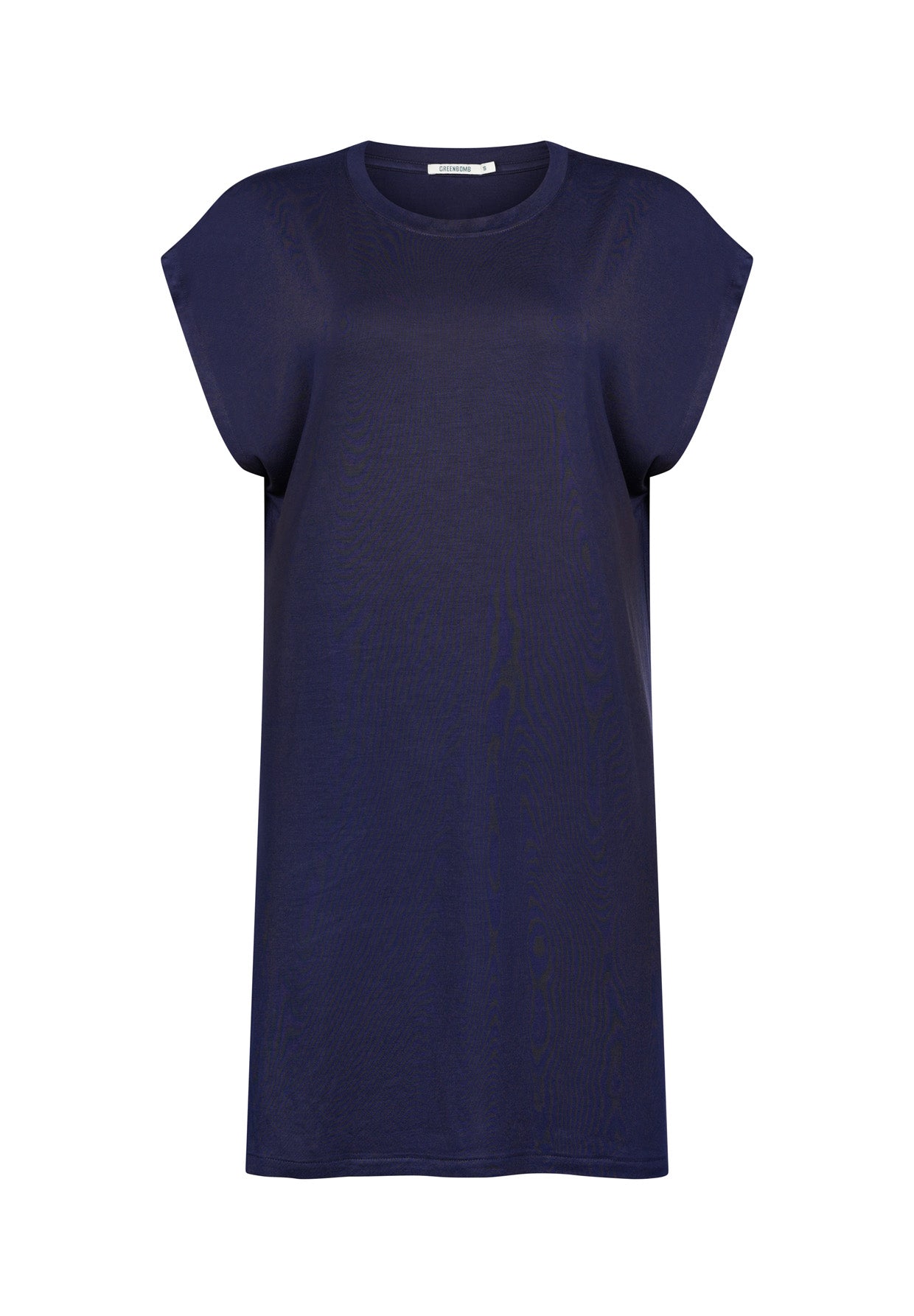 Blau:  Lässiges Kleid aus Viskose (LENZING™ ECOVERO™) Mix für Damen [17784]