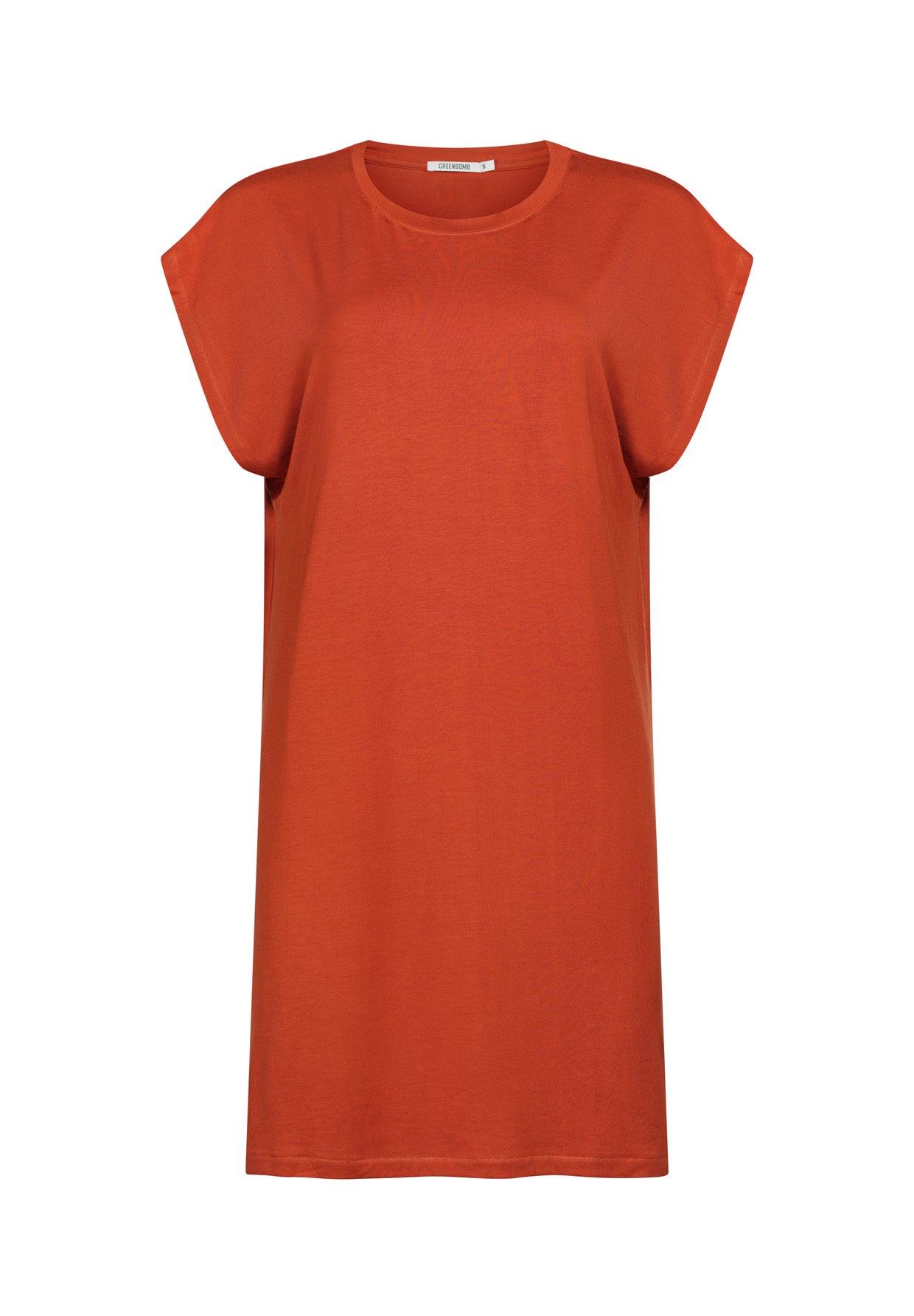 Rot:  Lässiges Kleid aus Viskose (LENZING™ ECOVERO™) Mix für Damen [17791]
