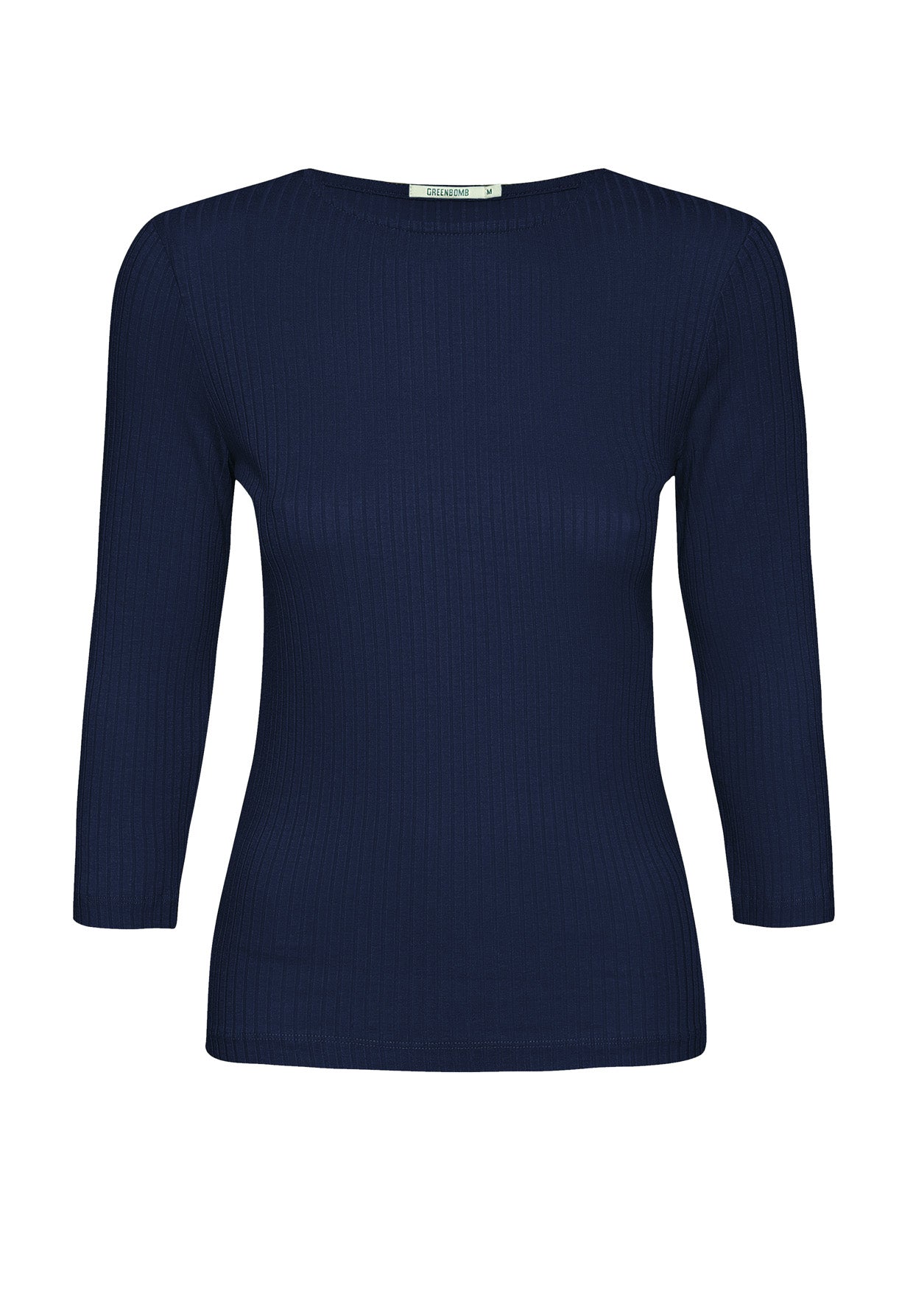Blau:  Sportliches Longsleeve aus LENZING™ TENCEL™ Mix für Damen [17801]
