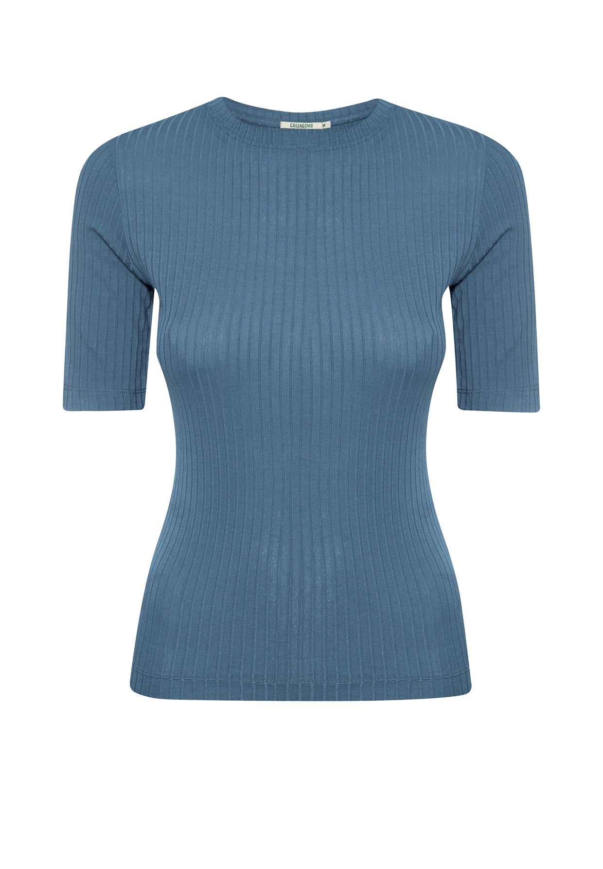 Blau:  Sportliches Longsleeve aus LENZING™ TENCEL™ Mix für Damen [17811]