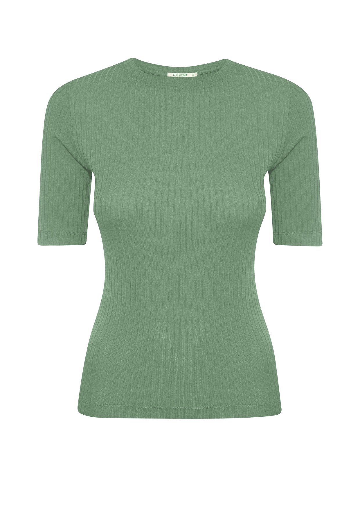 Pale Green: Sportliches Longsleeve aus LENZING™ TENCEL™ Mix für Damen [17816]