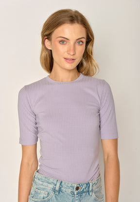 Lilac: Sportliches Longsleeve aus LENZING™ TENCEL™ Mix für Damen [17817]