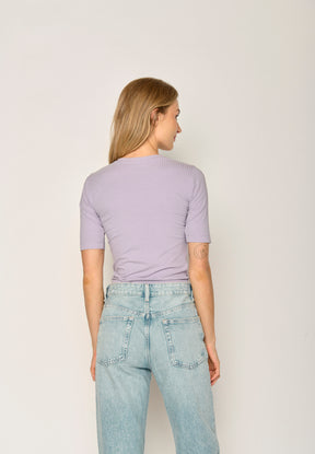 Lilac: Sportliches Longsleeve aus LENZING™ TENCEL™ Mix für Damen [17819]