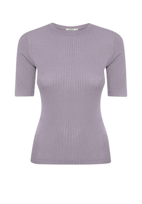 Lilac: Sportliches Longsleeve aus LENZING™ TENCEL™ Mix für Damen [17821]