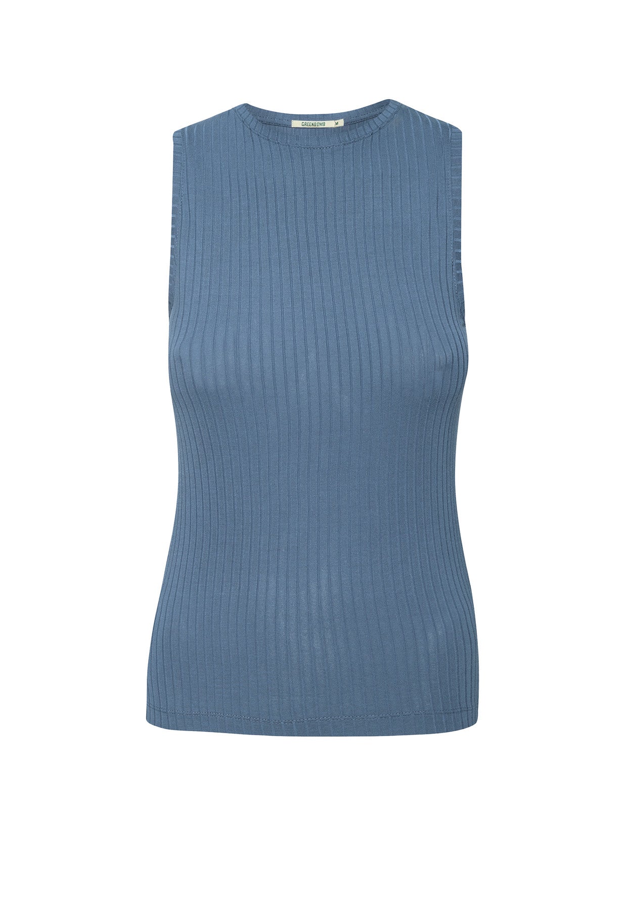 Sloppy Blue: Sportliches Top aus LENZING™ TENCEL™ Mix für Damen [17826]