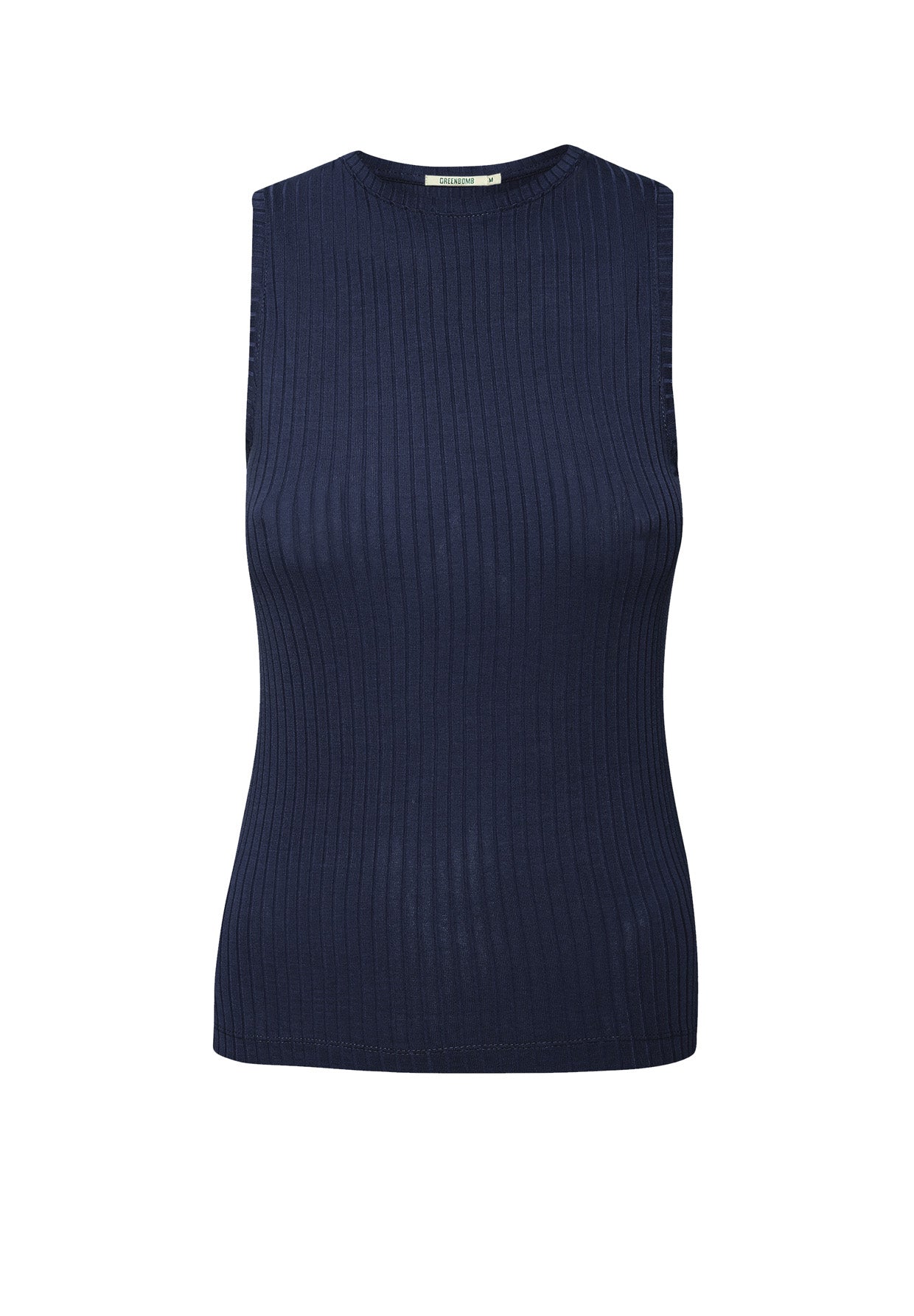 Navy Wash: Sportliches Top aus LENZING™ TENCEL™ Mix für Damen [17831]