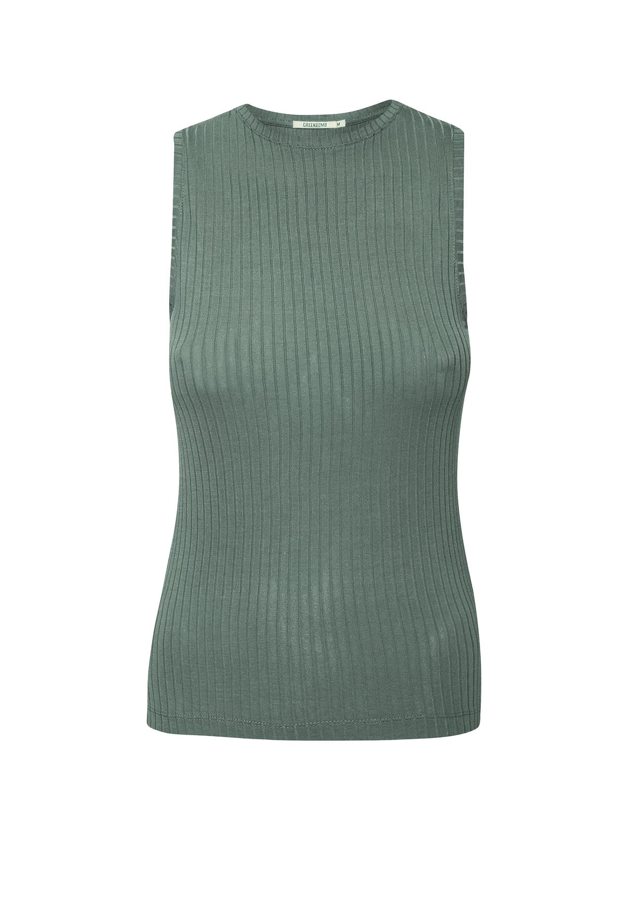 Pale Green: Sportliches Top aus LENZING™ TENCEL™ Mix für Damen [17836]