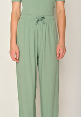 Grün:  Elegante Hose aus LENZING™ Tencel™ für Damen [17858]