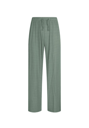 Pale Green: Lässige Hose aus LENZING™ ECOVERO™ für Damen [17863]