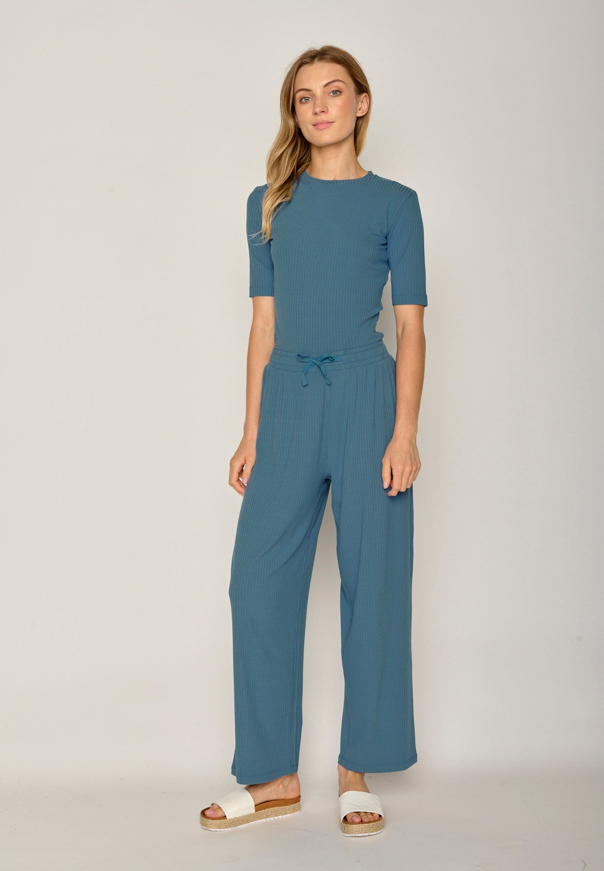 Blau:  Elegante Hose aus LENZING™ Tencel™ für Damen [17871]