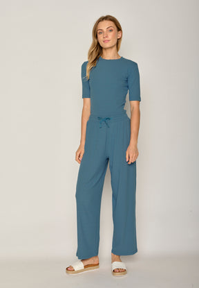 Blau:  Elegante Hose aus LENZING™ Tencel™ für Damen [17871]