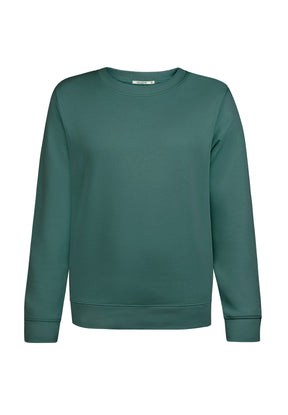 Jungle Green: Gemütliches Sweatshirt aus Bio-Baumwolle für Damen [17906]