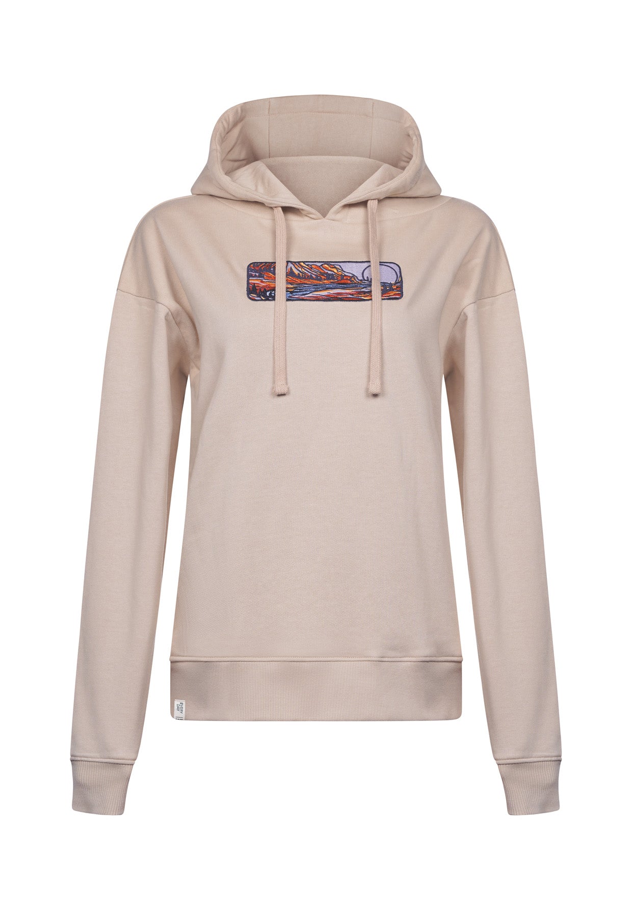 Braun:  Gemütlicher Hoodie aus Bio-Baumwoll Mix für Damen [17937]