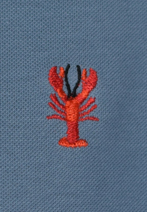 Blau:  Sportliches Polo aus Baumwoll-Mix für Herren [17953]