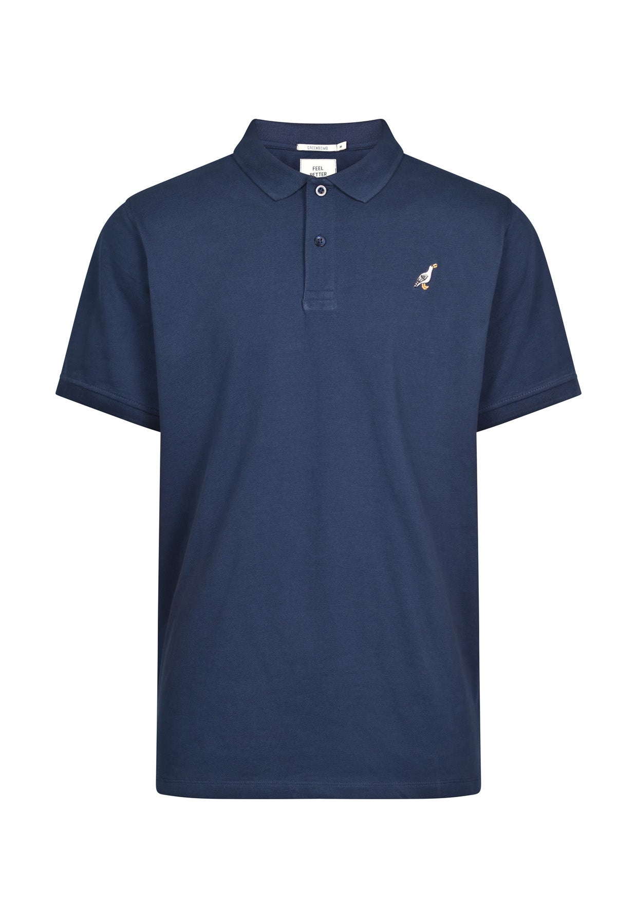 Blau:  Sportliches Polo aus Baumwoll-Mix für Herren [17966]