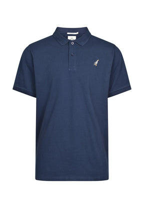 Blau:  Sportliches Polo aus Baumwoll-Mix für Herren [17966]
