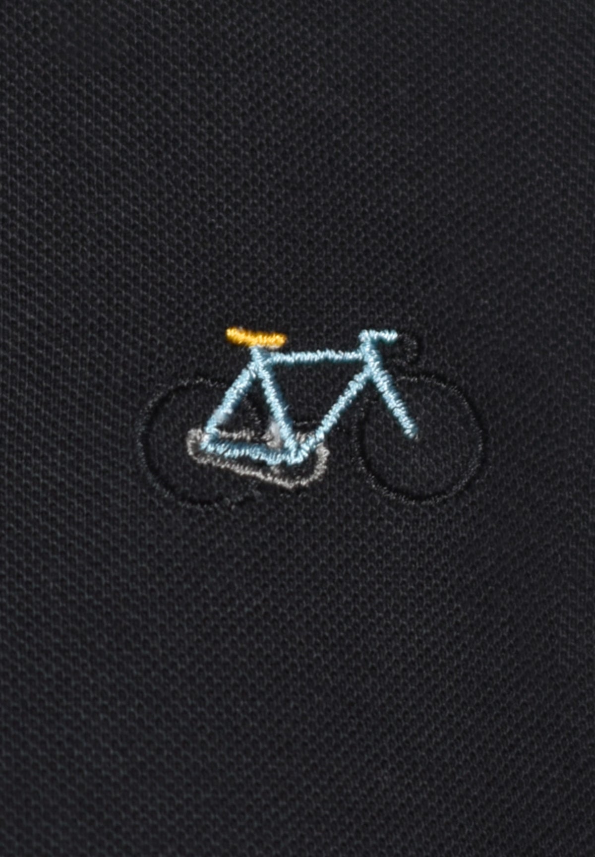 Black: Sportliches Polo aus Baumwoll-Mix für Herren [17974]