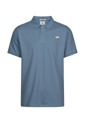 Sloppy Blue: Sportliches Polo aus Baumwoll-Mix für Herren [17993]