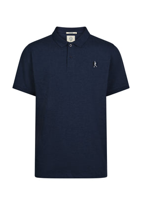 Navy: Sportliches Polo aus Baumwoll-Mix für Herren [18014]