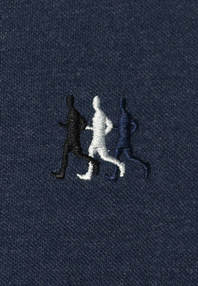 Navy: Sportliches Polo aus Baumwoll-Mix für Herren [18015]