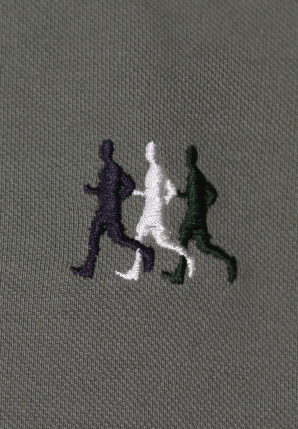 Pale Green: Sportliches Polo aus Baumwoll-Mix für Herren [18022]