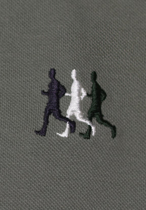 Pale Green: Sportliches Polo aus Baumwoll-Mix für Herren [18022]