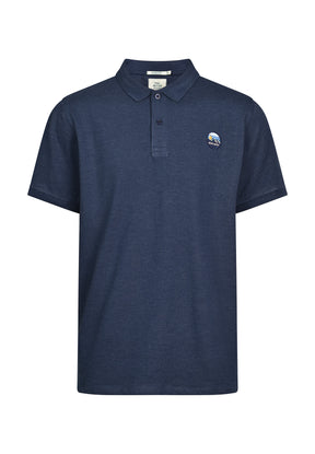 Blau:  Sportliches Polo aus Baumwoll-Mix für Herren [18028]