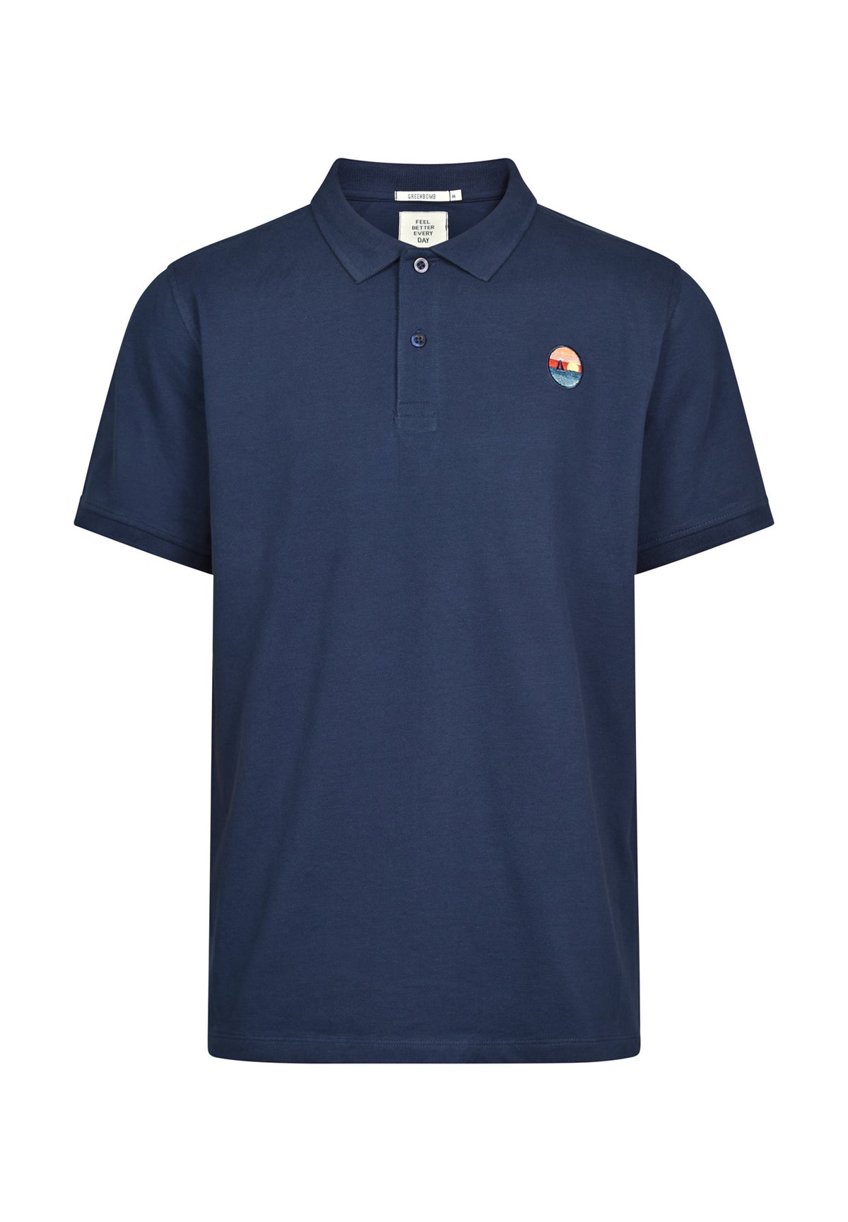 Sloppy Blue: Sportliches Polo aus Baumwoll-Mix für Herren [18043]