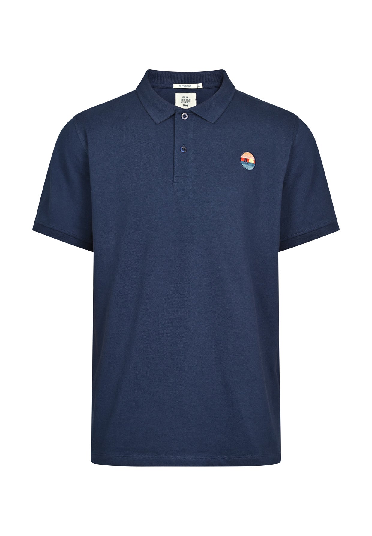Blau:  Sportliches Polo aus Baumwoll-Mix für Herren [18043]