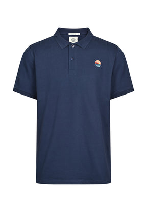Blau:  Sportliches Polo aus Baumwoll-Mix für Herren [18043]