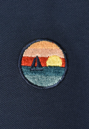 Blau:  Sportliches Polo aus Baumwoll-Mix für Herren [18044]